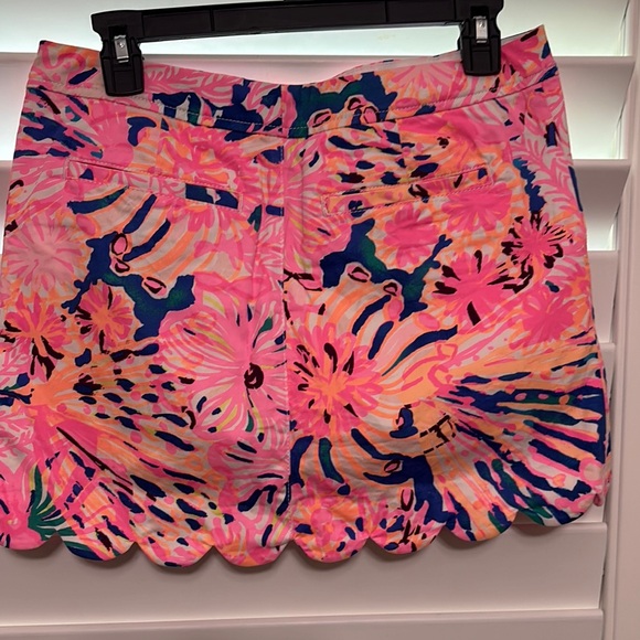 Lilly Pulitzer Marii Bright Coral Lace Skort - Picture 4 of 4